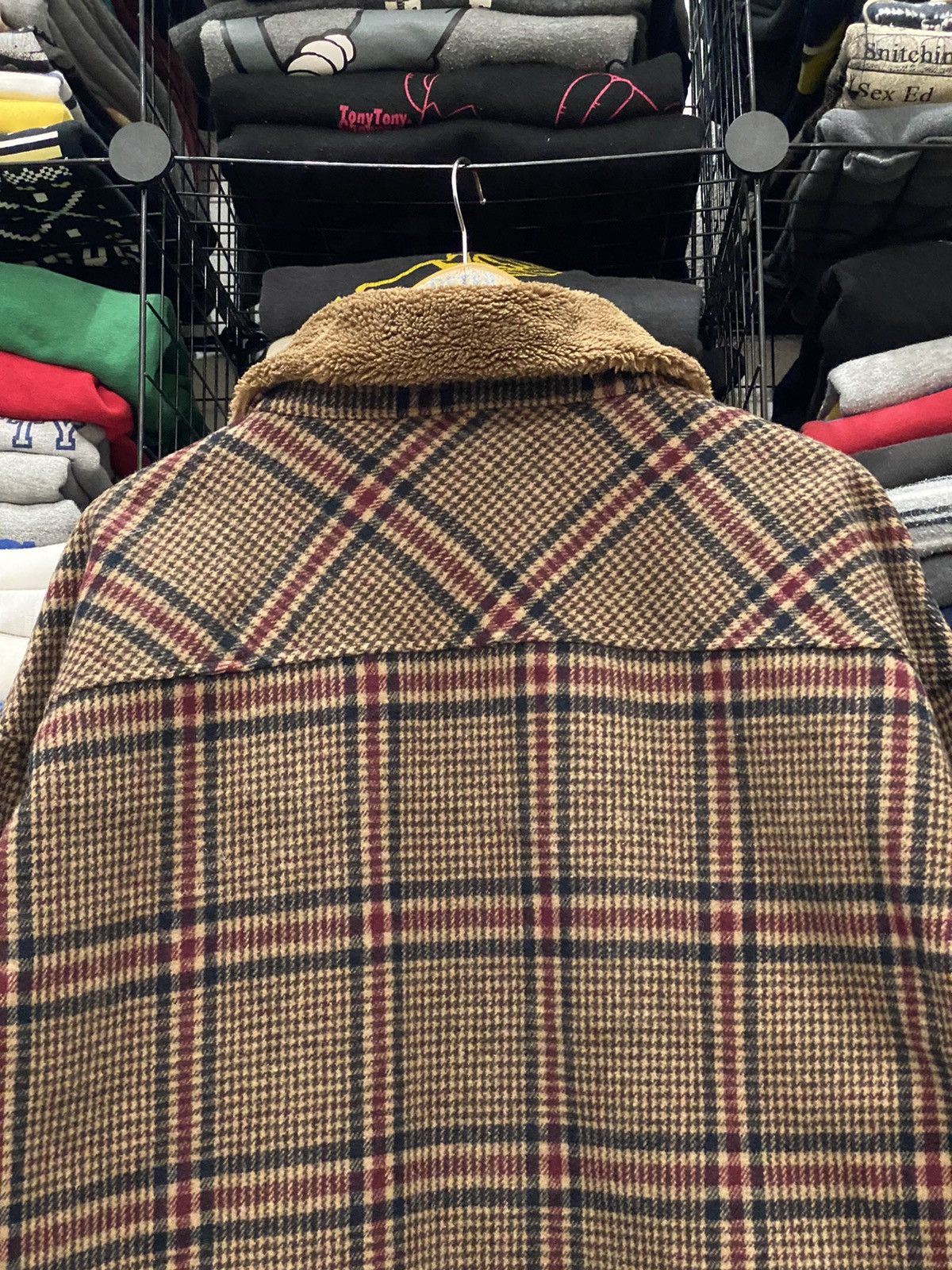 Japanese Brand CHERIST CLOSET FLEECE COLLAR JACKET Size US L / EU 52-54 / 3 - 4 Thumbnail
