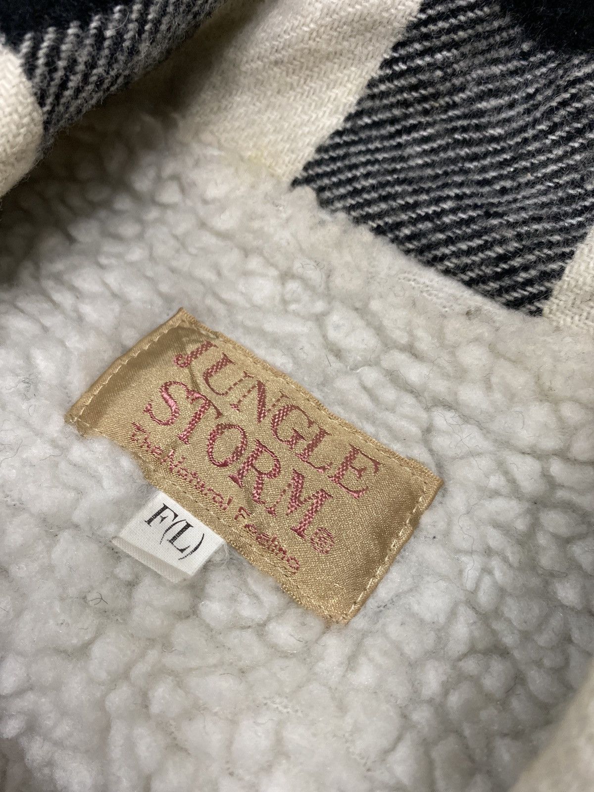 Flannel × Japanese Brand JUNGLE STORM DOUBLE BREAST FLANNEL JACKET Size US L / EU 52-54 / 3 - 12 Thumbnail