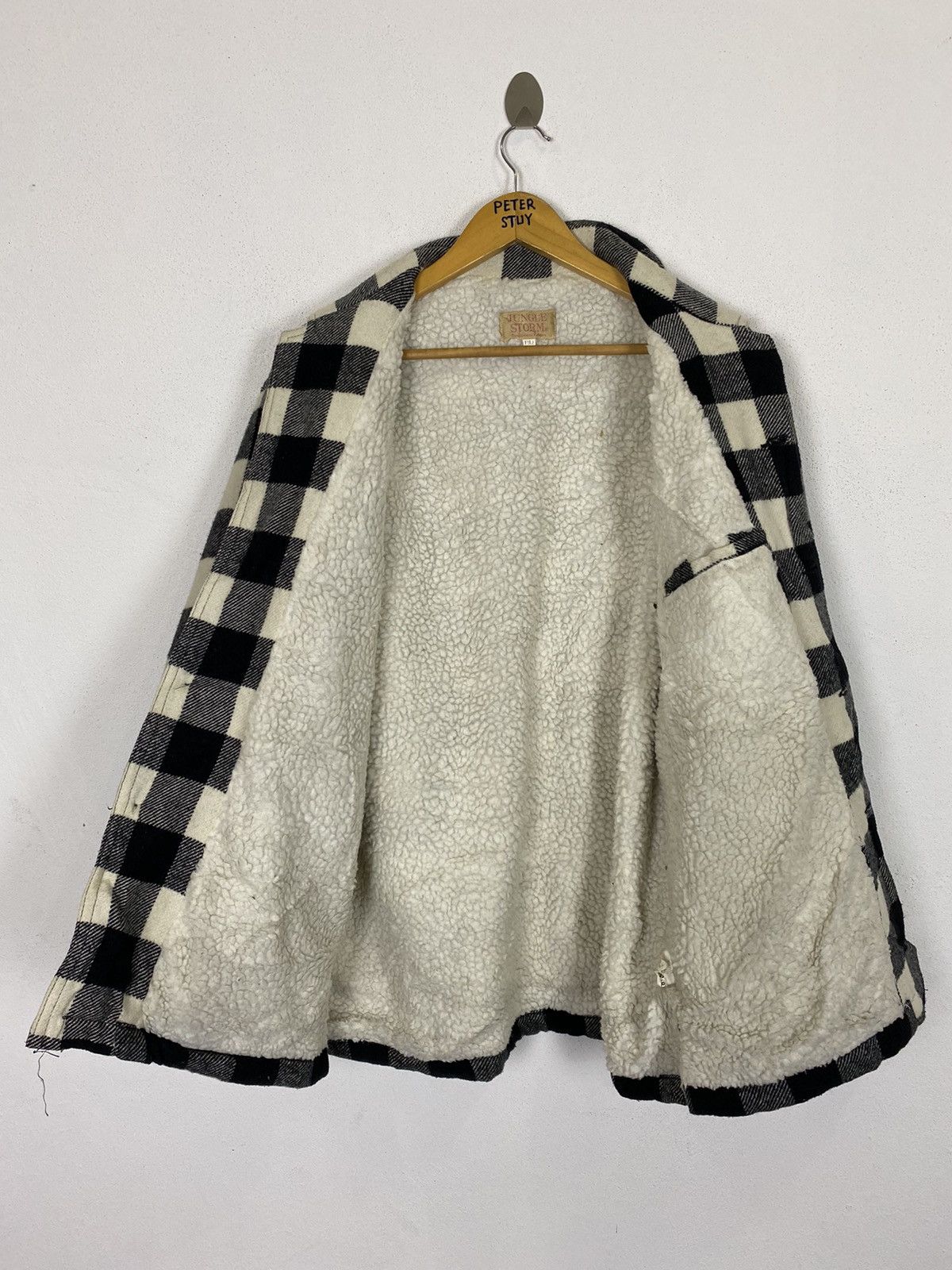 Flannel × Japanese Brand JUNGLE STORM DOUBLE BREAST FLANNEL JACKET Size US L / EU 52-54 / 3 - 10 Thumbnail