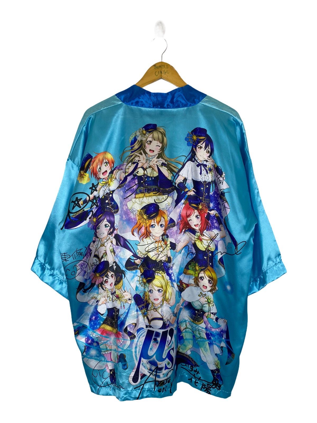Anime × Cartoon Network × Japanese Brand LOVE LIVE HAPPY MOVIE KIMONO JACKET Size US L / EU 52-54 / 3 - 1 Thumbnail