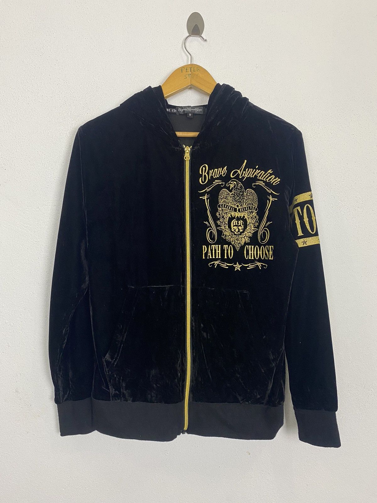 Japanese Brand ORIGANAL REMARK GEAR HODDIES SWEATER VELVET FABRIC Size US M / EU 48-50 / 2 - 3 Thumbnail