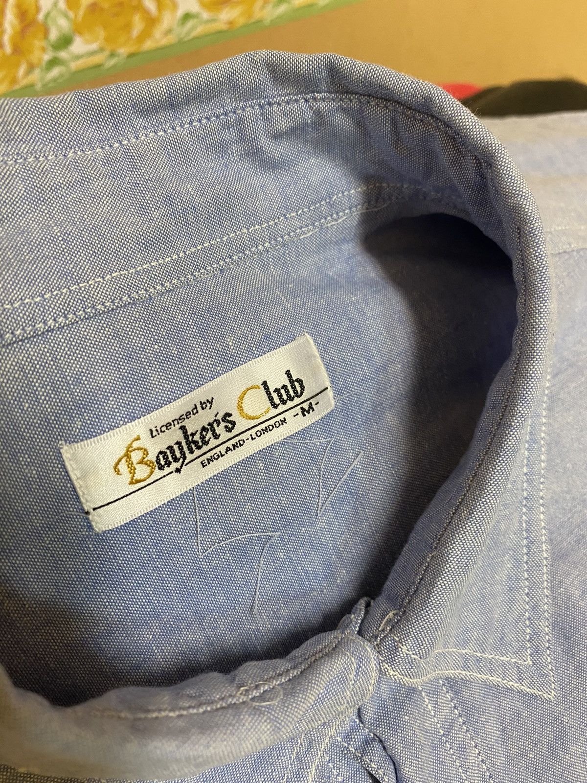 Barkers × Japanese Brand Embroided Logo Baykers Club Button Up Shirt Size US M / EU 48-50 / 2 - 6 Thumbnail