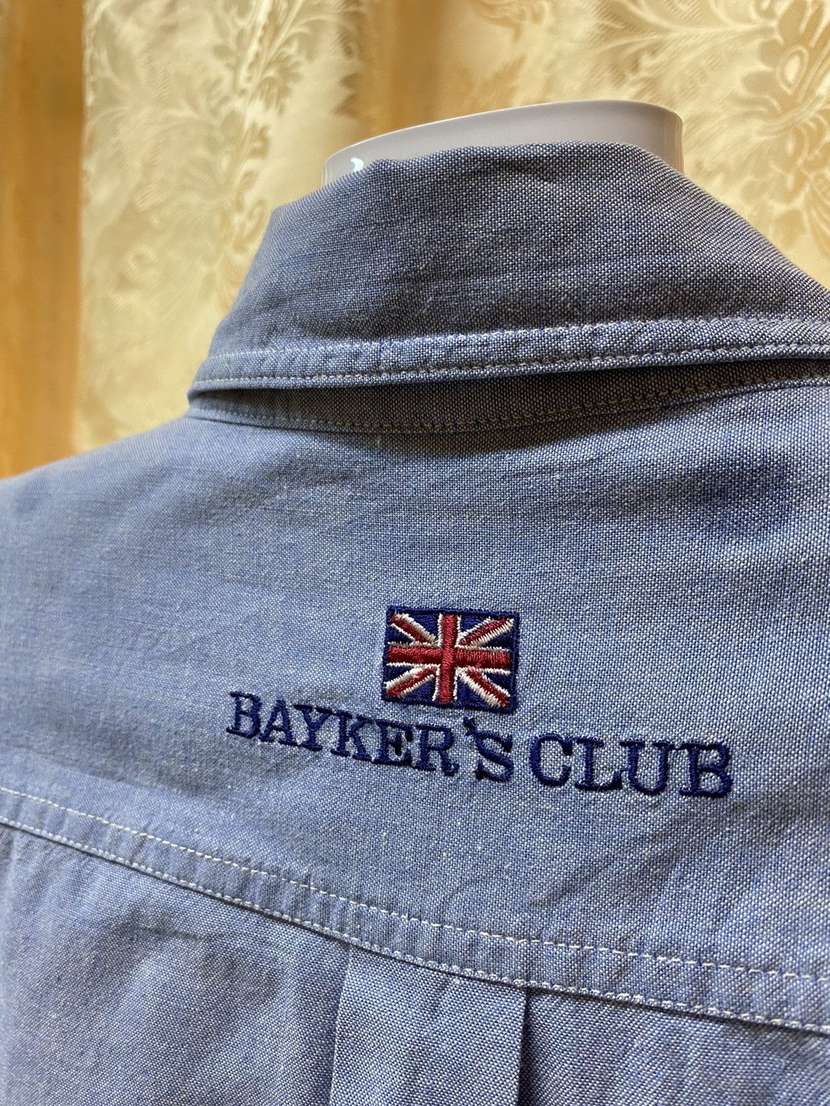Barkers × Japanese Brand Embroided Logo Baykers Club Button Up Shirt Size US M / EU 48-50 / 2 - 5 Thumbnail