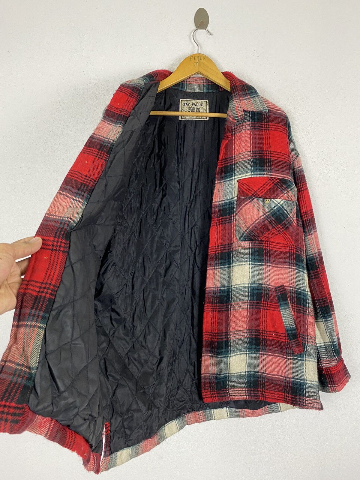 Flannel × Japanese Brand × Vintage VINTAGE BAY VALUE FLANNEL JACKET Size US L / EU 52-54 / 3 - 4 Thumbnail