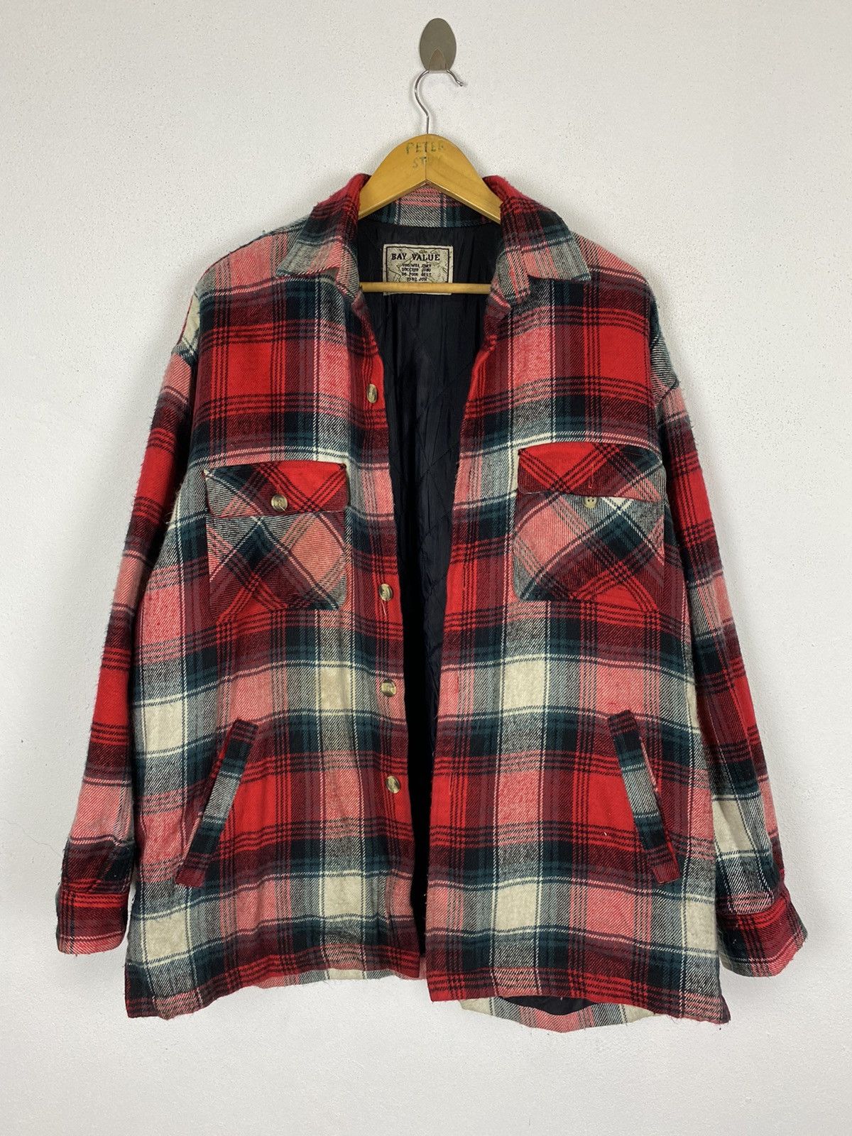 Flannel × Japanese Brand × Vintage VINTAGE BAY VALUE FLANNEL JACKET Size US L / EU 52-54 / 3 - 3 Thumbnail