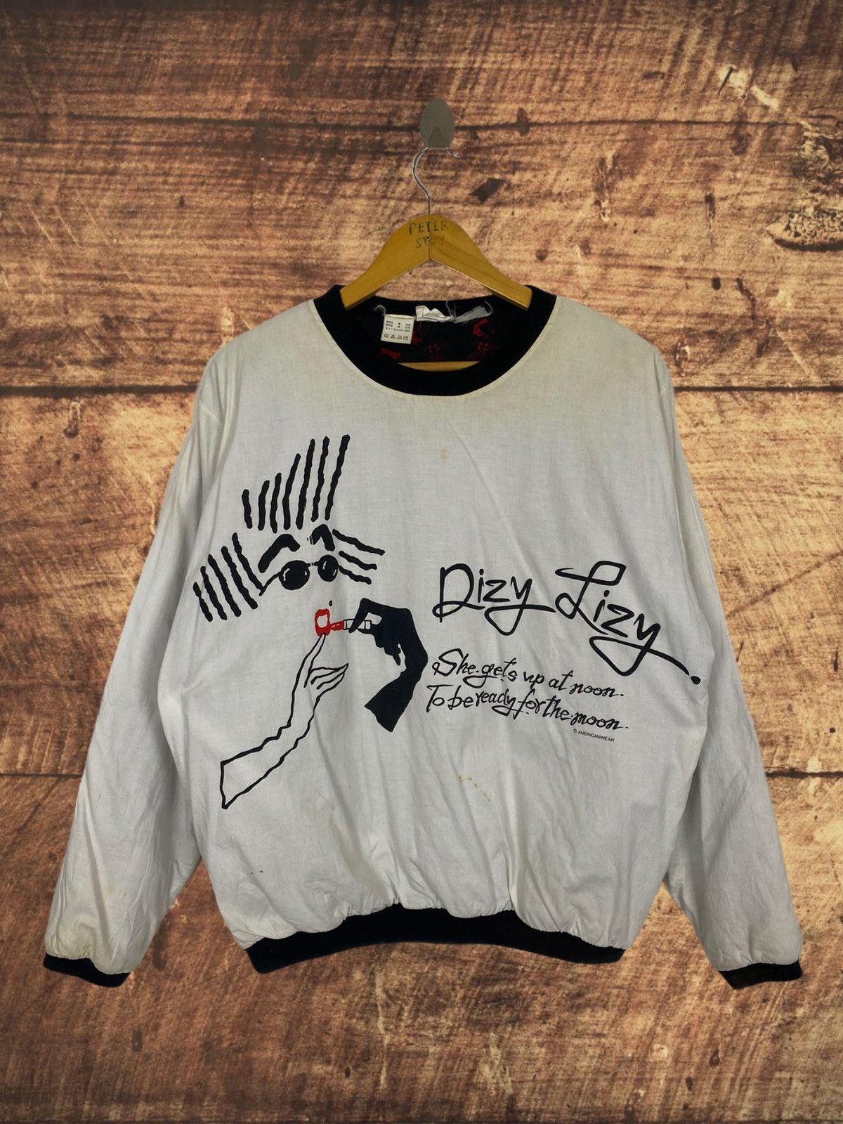 Japanese Brand × Vintage BLOW OUT DIZY LIZY AMERICAN WEAR SWEATSHIRT Size US M / EU 48-50 / 2 - 1 Thumbnail