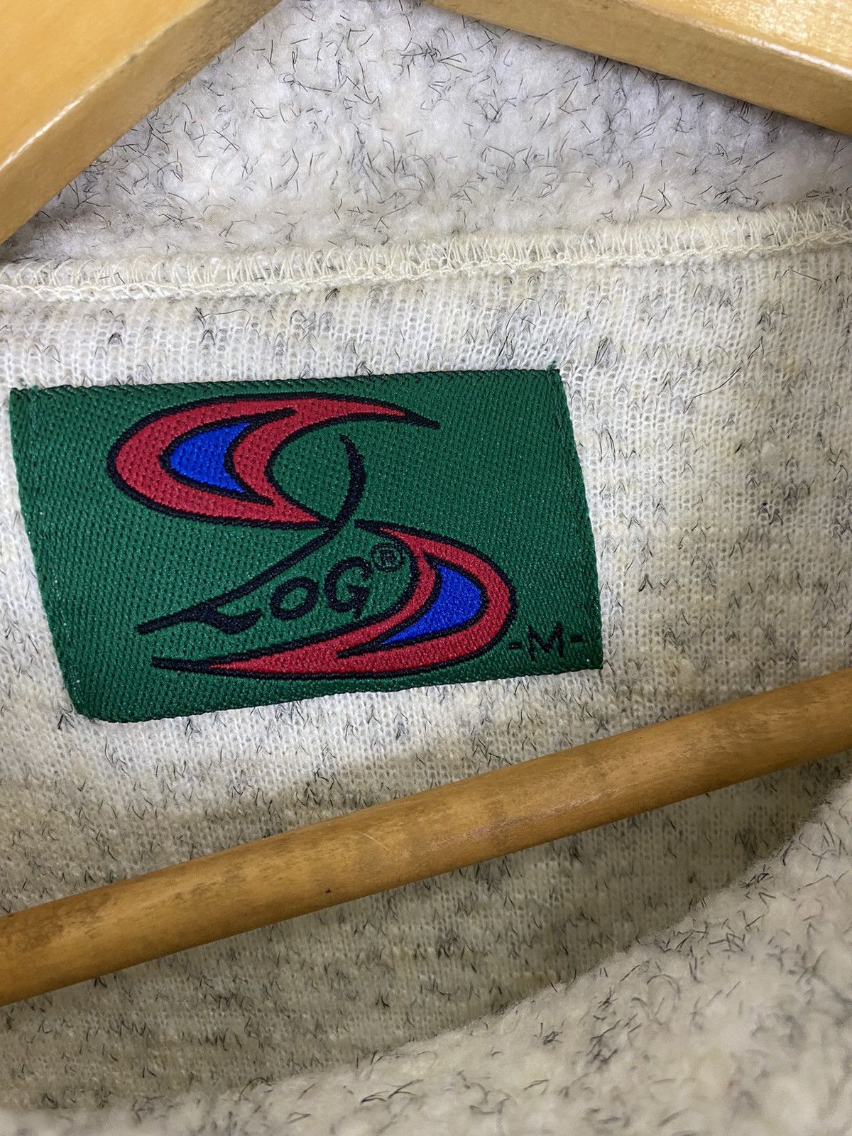 Japanese Brand LOG SHERPA FLEECE SWEATER Size US M / EU 48-50 / 2 - 9 Thumbnail