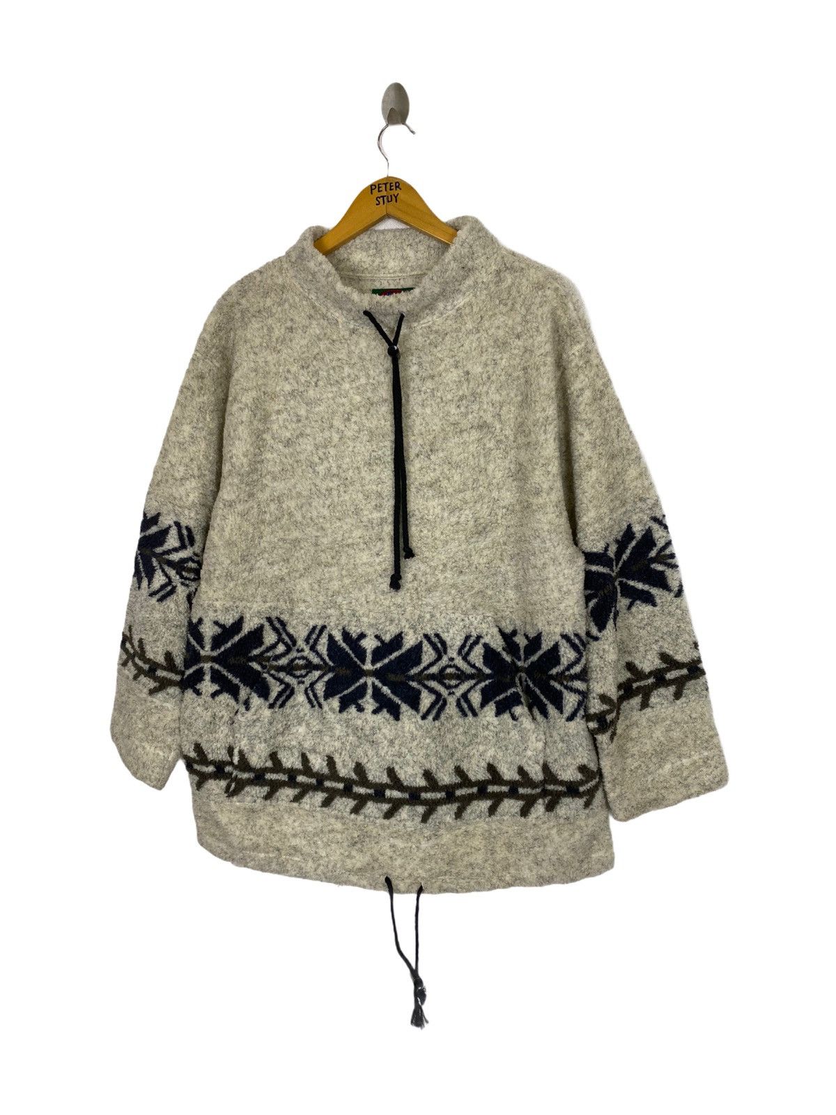 Japanese Brand LOG SHERPA FLEECE SWEATER Size US M / EU 48-50 / 2 - 1 Thumbnail