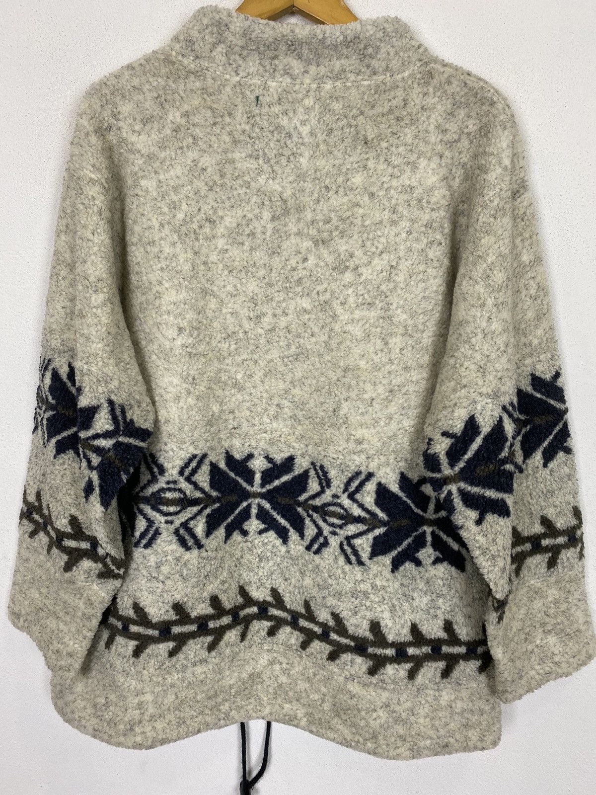Japanese Brand LOG SHERPA FLEECE SWEATER Size US M / EU 48-50 / 2 - 5 Thumbnail