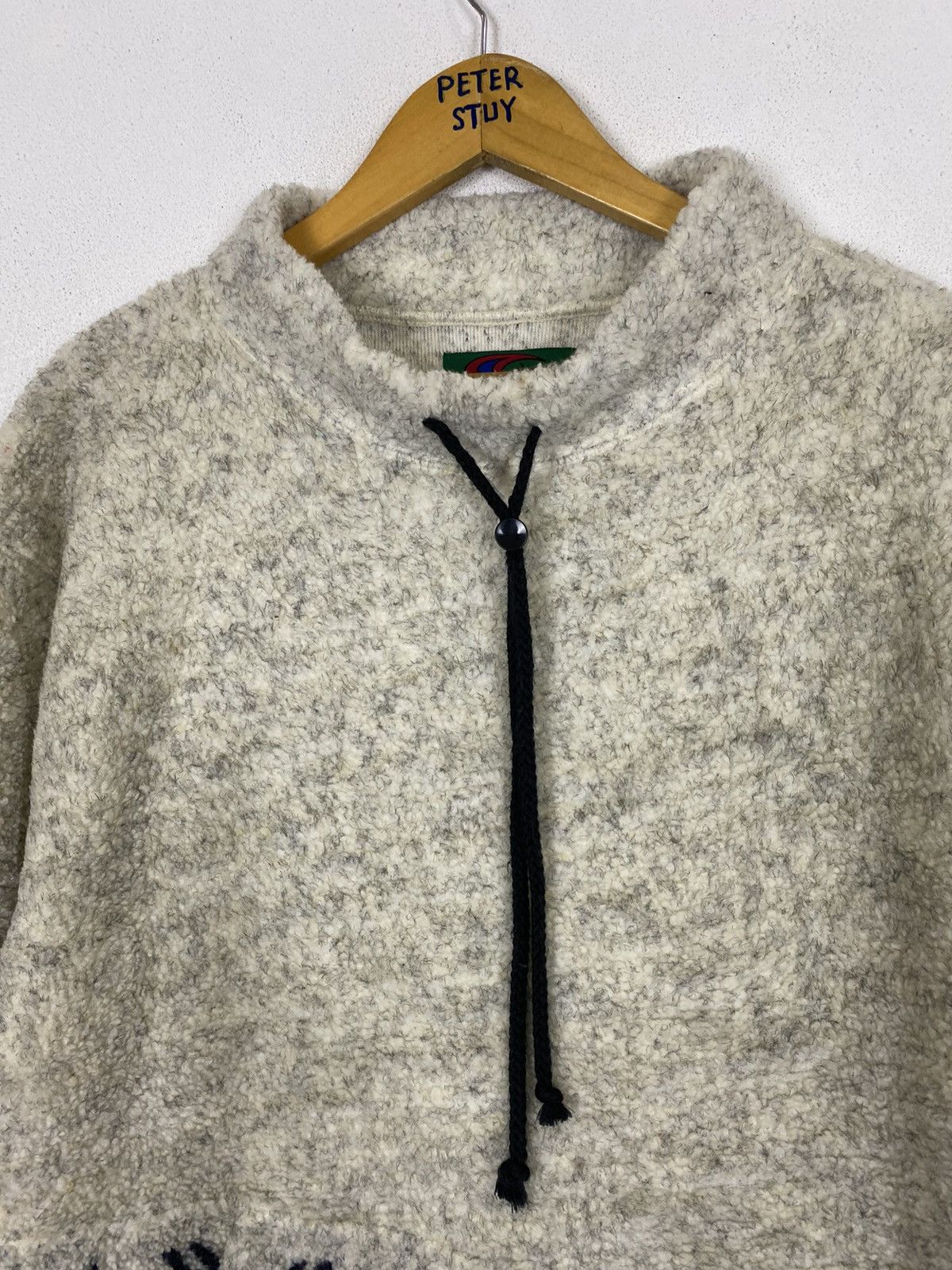 Japanese Brand LOG SHERPA FLEECE SWEATER Size US M / EU 48-50 / 2 - 6 Thumbnail