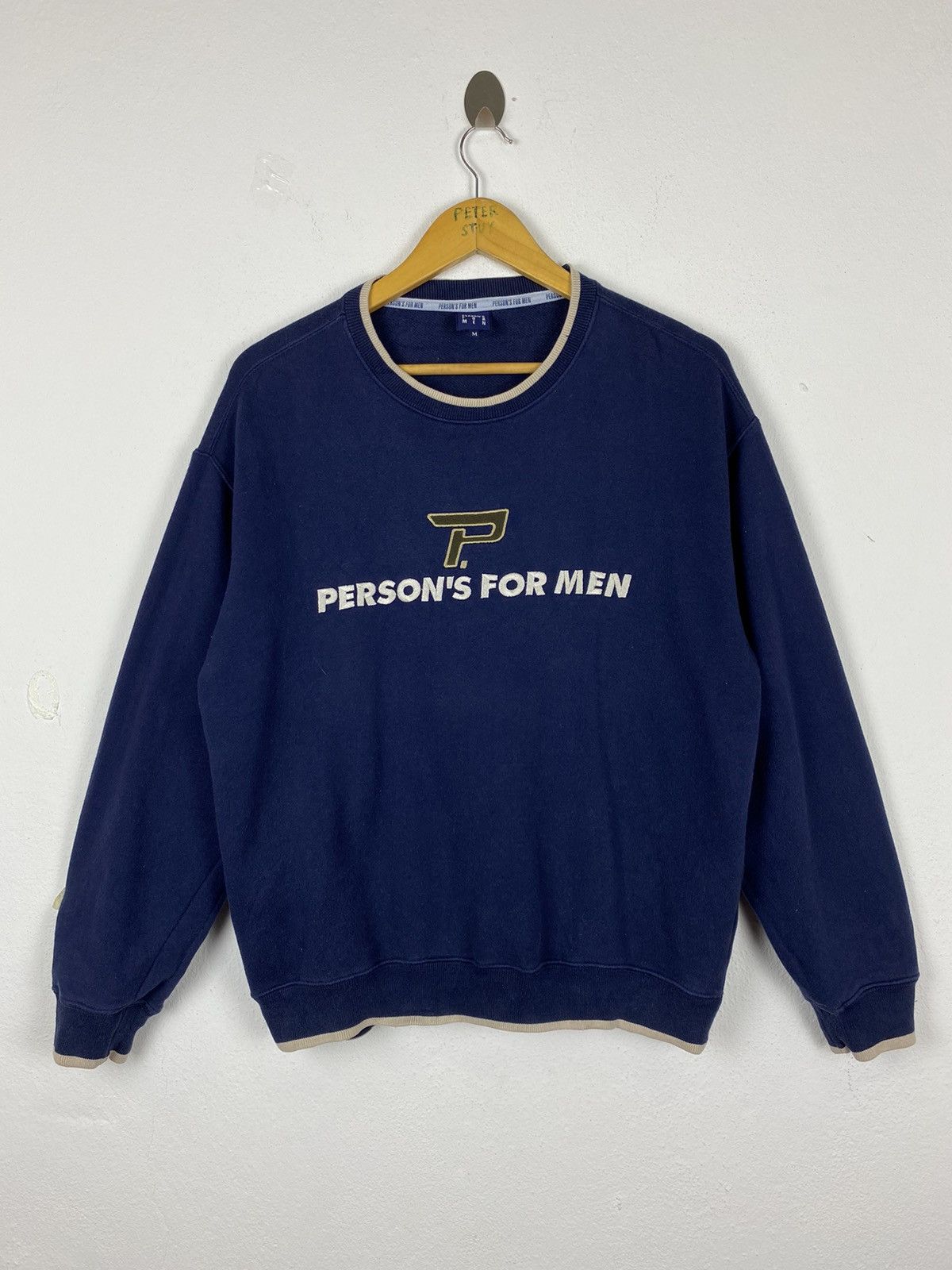 Japanese Brand × PERSON'S PERSON’S FOR MEN EMBROIDED LOGO SWEATER Size US M / EU 48-50 / 2 - 2 Thumbnail
