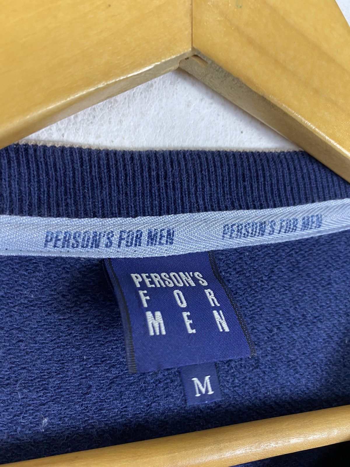 Japanese Brand × PERSON'S PERSON’S FOR MEN EMBROIDED LOGO SWEATER Size US M / EU 48-50 / 2 - 6 Thumbnail