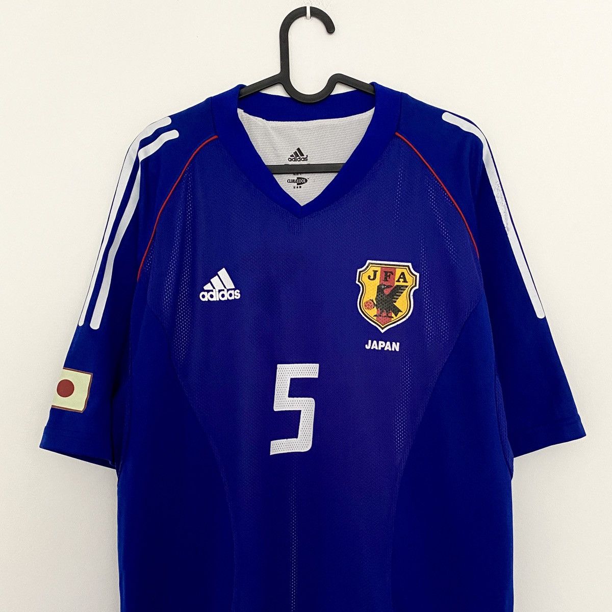 Adidas × Vintage 2002 PLAYER ISSUE Japan Inamoto Adidas Vintage Soccer Jersey Size US L / EU 52-54 / 3 - 4 Thumbnail