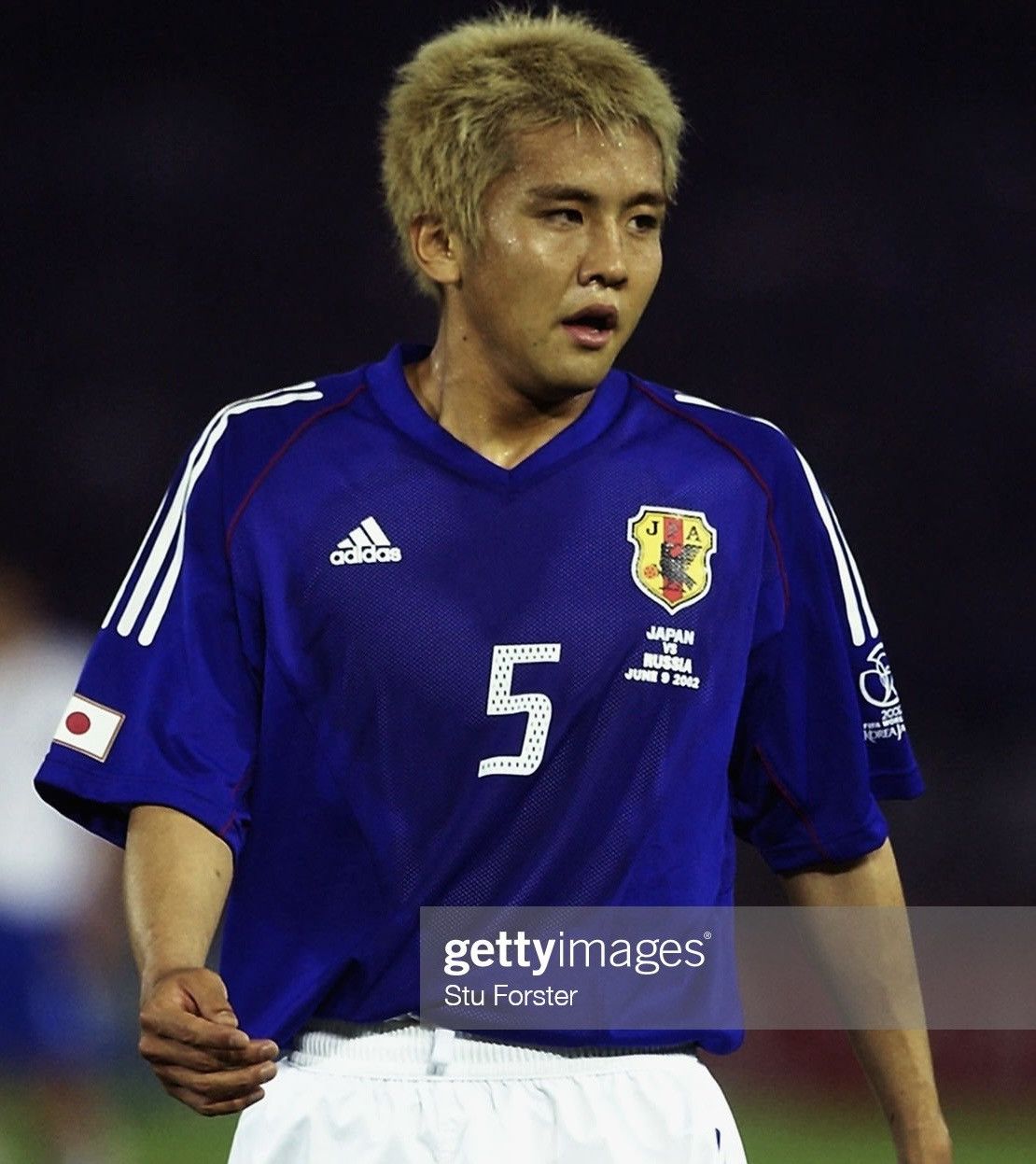 Adidas × Vintage 2002 PLAYER ISSUE Japan Inamoto Adidas Vintage Soccer Jersey Size US L / EU 52-54 / 3 - 2 Thumbnail