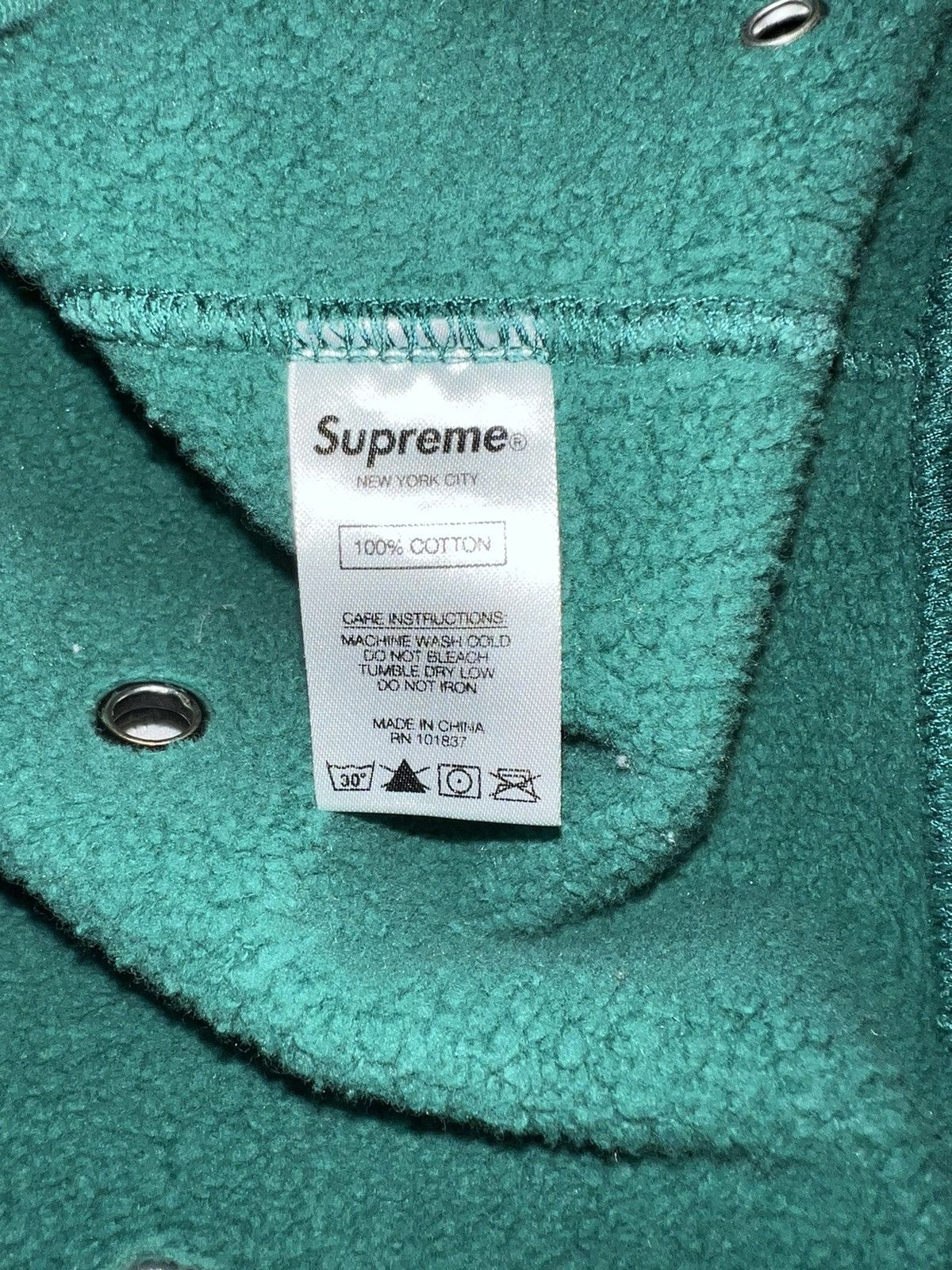 Supreme Supreme Eyelet Hooded Sweatshirt Size US L / EU 52-54 / 3 - 6 Thumbnail