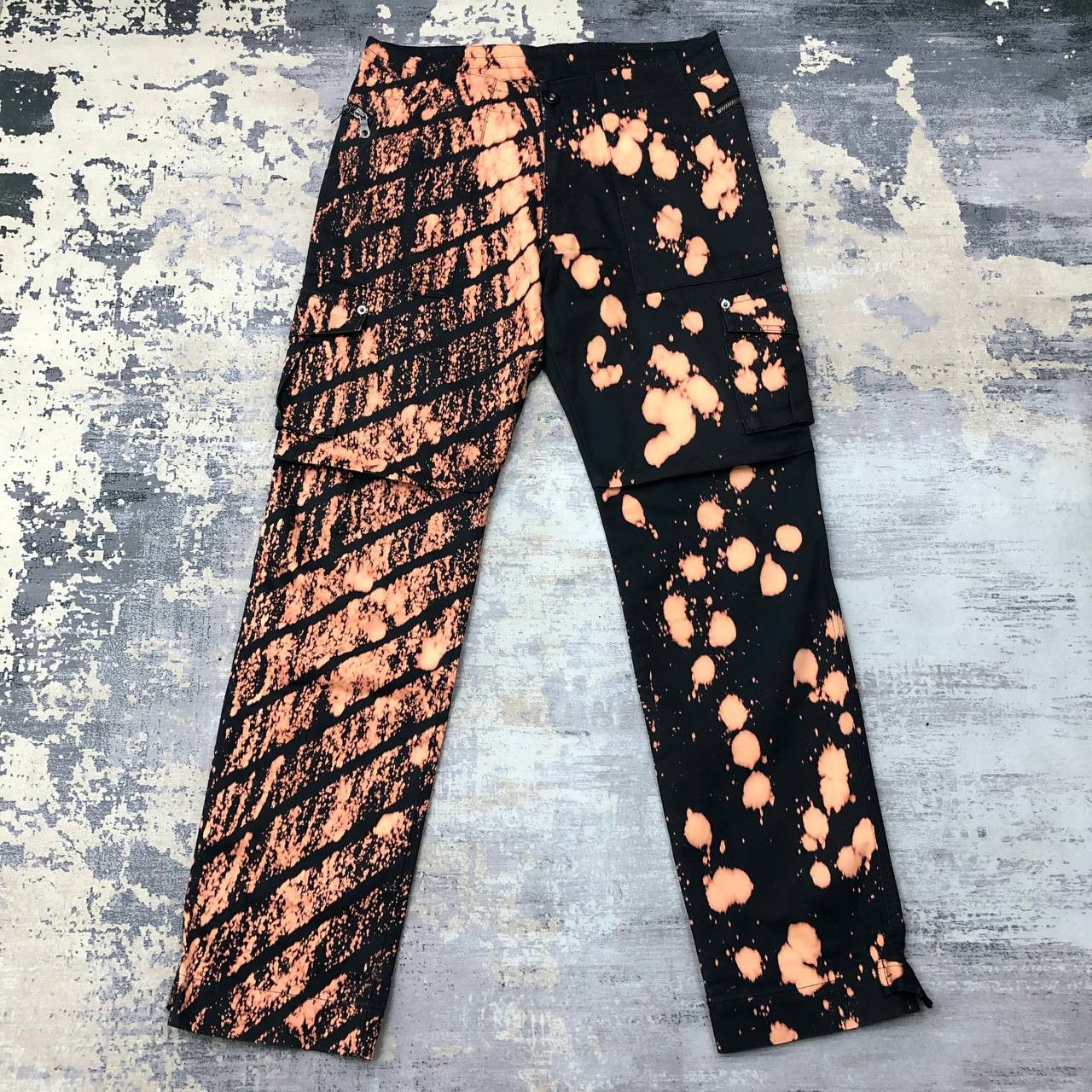 Boycott P598 JAPAN BOYCOTT ACID WASH CARGO PANTS Size US 32 / EU 48 - 1 Thumbnail