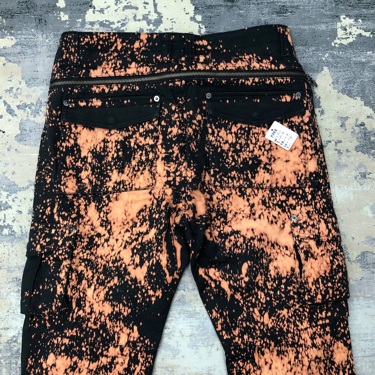 Boycott P598 JAPAN BOYCOTT ACID WASH CARGO PANTS Size US 32 / EU 48 - 4 Thumbnail