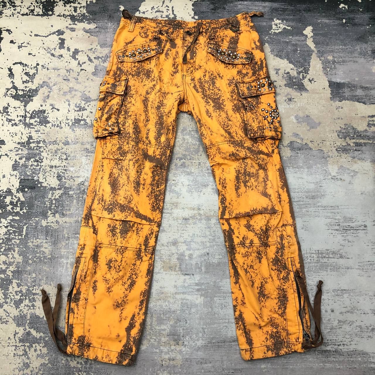 Other P597 JAPAN PUNK STUDED CARGO PANTS Size US 32 / EU 48 - 1 Thumbnail