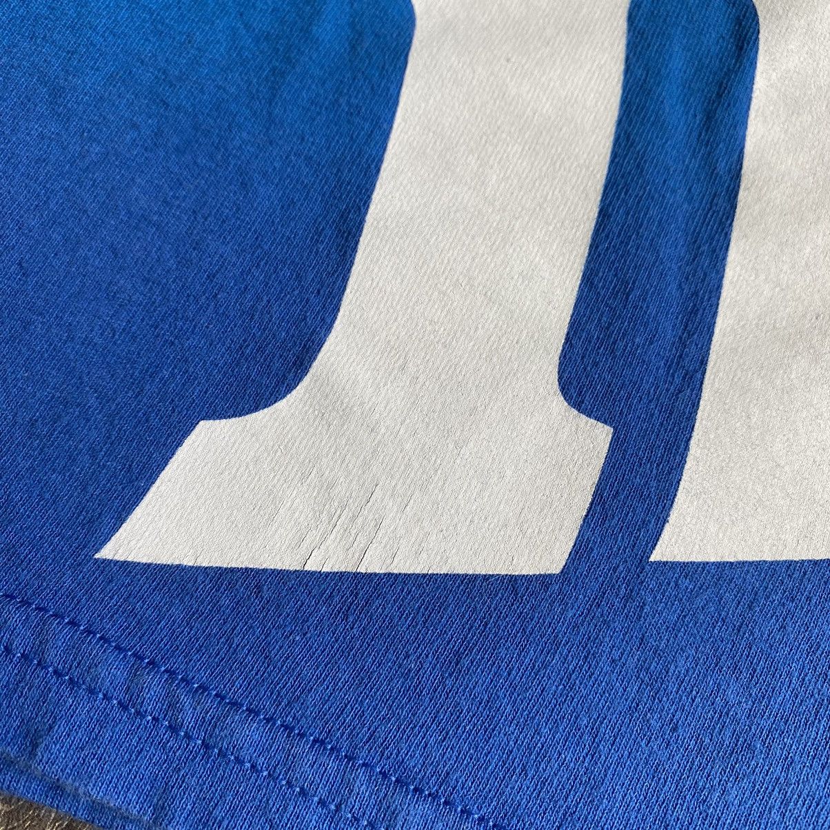 Vintage Vintage 2000s M&M Big Graphic All Over Print Blue Logo Tee Size US L / EU 52-54 / 3 - 6 Thumbnail
