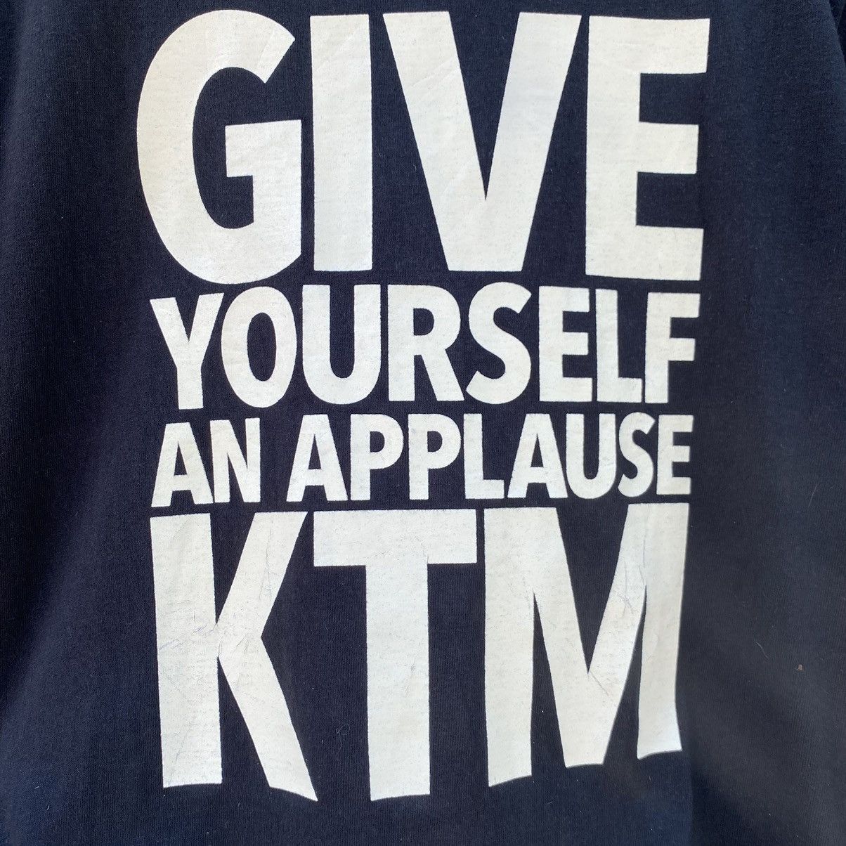 Japanese Brand Thrashed Faded Vintage Y2K KTM ERD PORNSTAR TEE Size US S / EU 44-46 / 1 - 5 Thumbnail