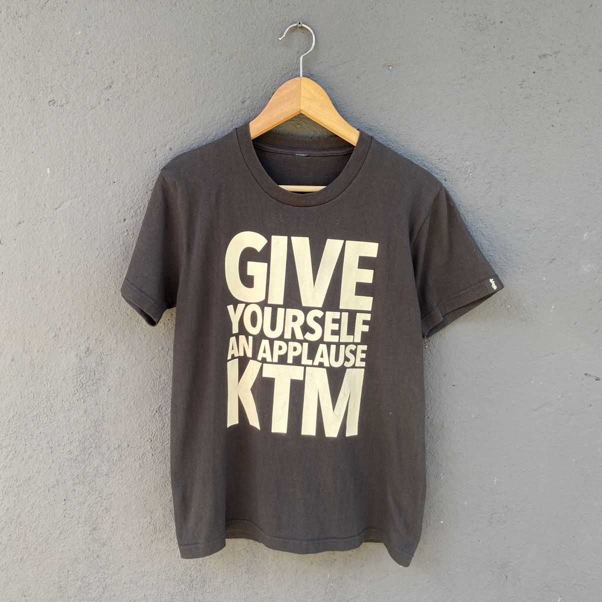 Japanese Brand Thrashed Faded Vintage Y2K KTM ERD PORNSTAR TEE Size US S / EU 44-46 / 1 - 3 Thumbnail