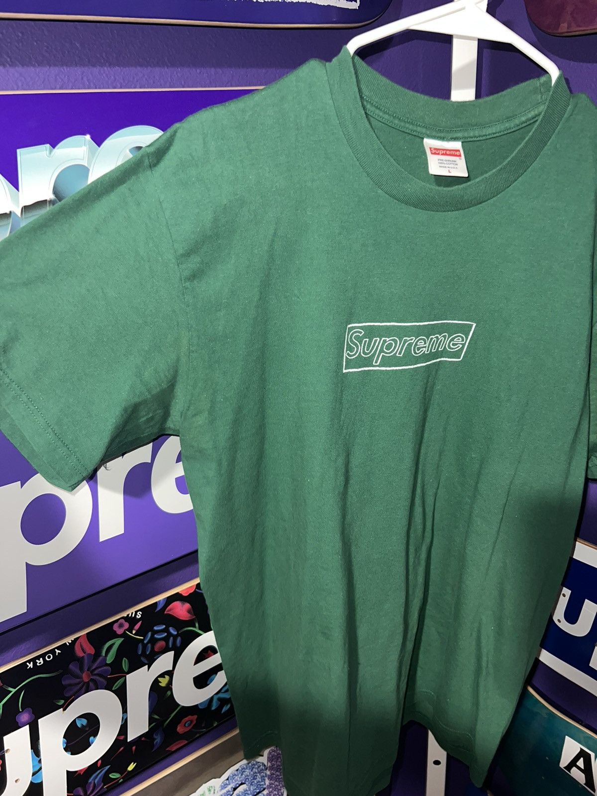 Supreme Supreme KAWS Chalk Logo Tee | Grailed