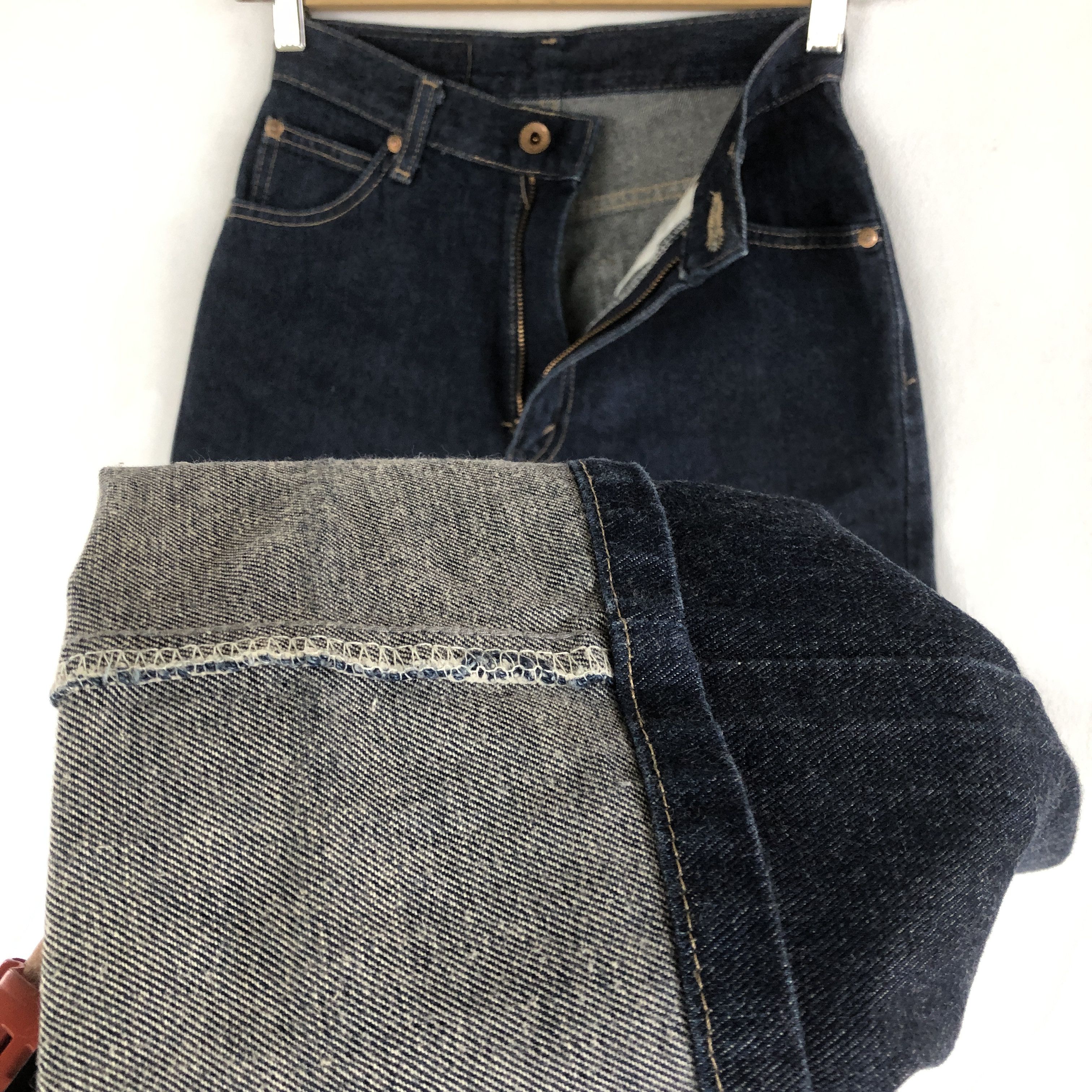 Levi's Vintage Bobson Bell Bottom Jeans XSmall Bobson Flare Denim Size 22" - 10 Thumbnail