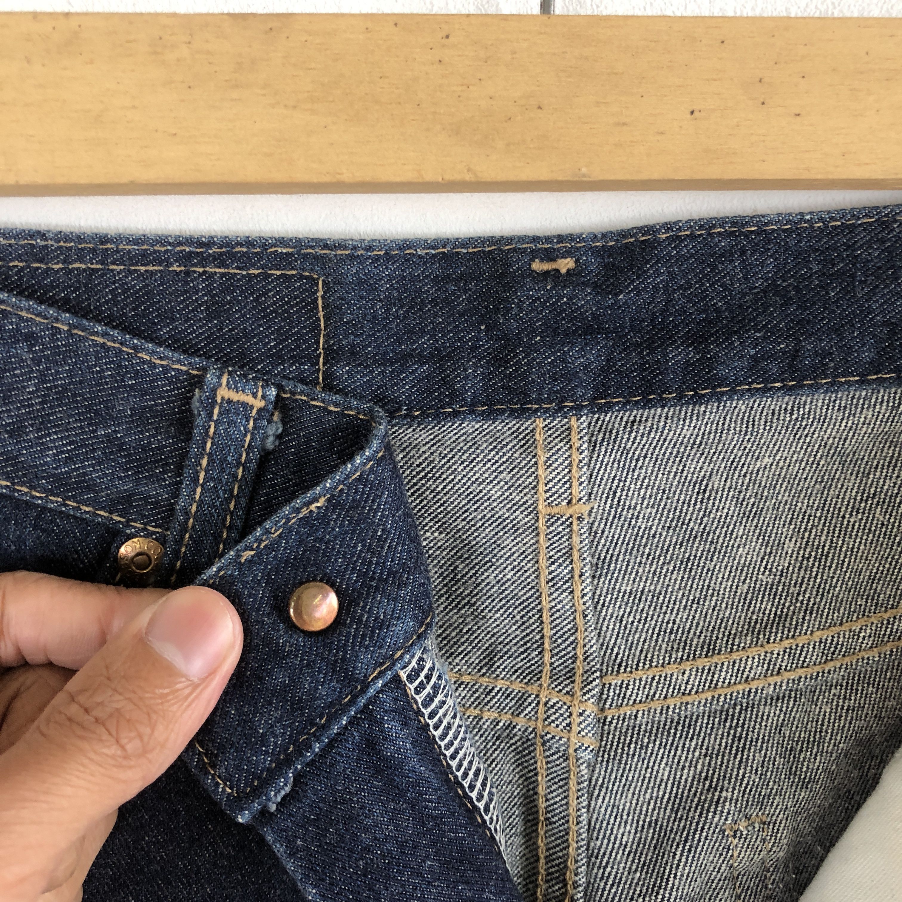 Levi's Vintage Bobson Bell Bottom Jeans XSmall Bobson Flare Denim Size 22" - 9 Thumbnail