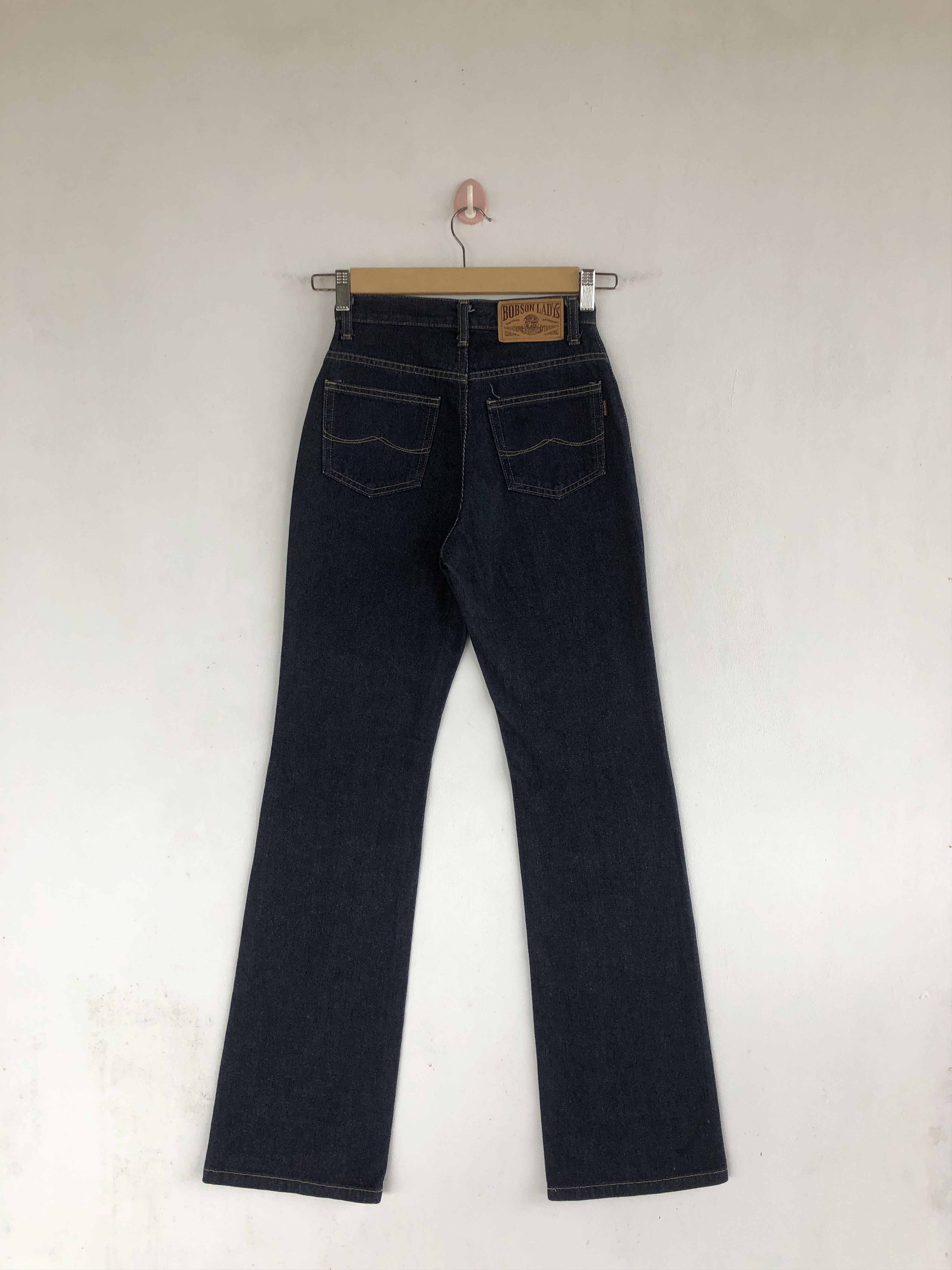 Levi's Vintage Bobson Bell Bottom Jeans XSmall Bobson Flare Denim Size 22" - 2 Thumbnail