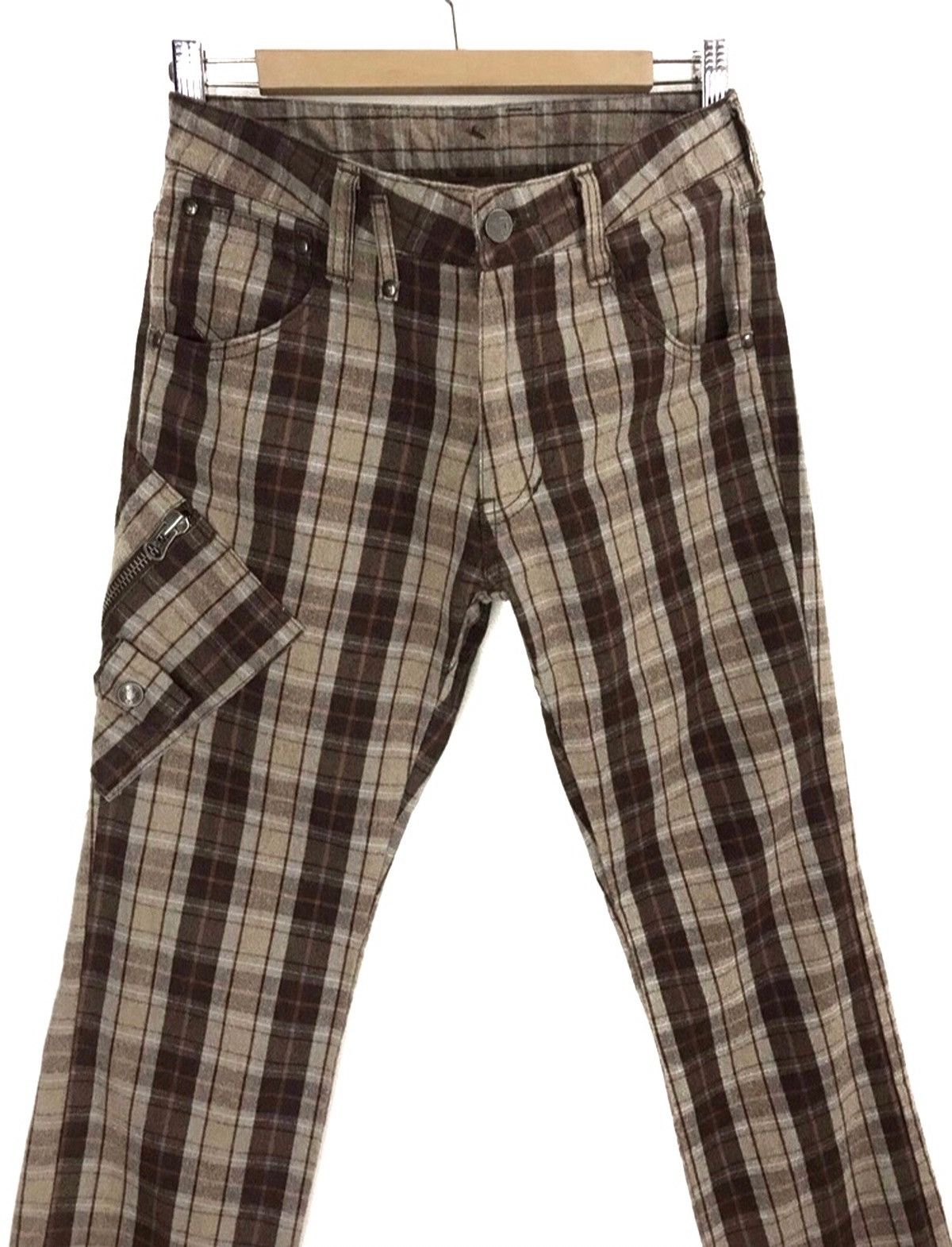 Japanese Brand Custom Culture Five Pocket Tartan/check Regular Fit Pant Size US 30 / EU 46 - 1 Thumbnail