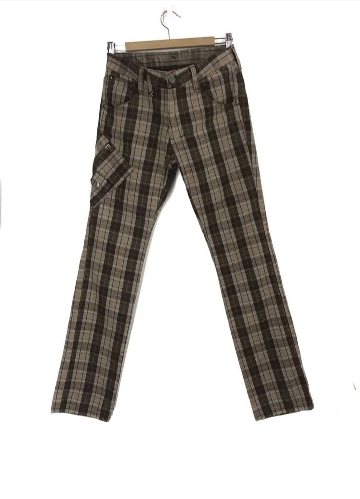 Japanese Brand Custom Culture Five Pocket Tartan/check Regular Fit Pant Size US 30 / EU 46 - 2 Thumbnail