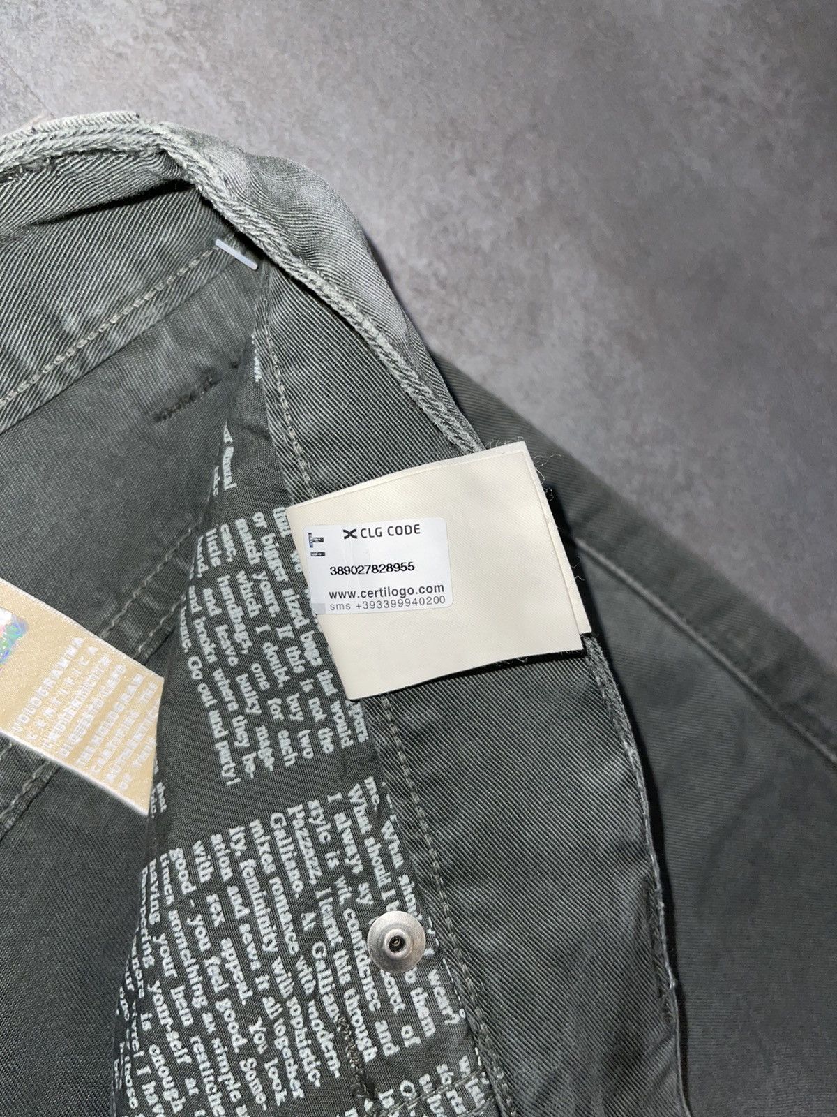 John Galliano DSWT! Galliano Washed Green Denim Pants Size US 34 / EU 50 - 15 Thumbnail