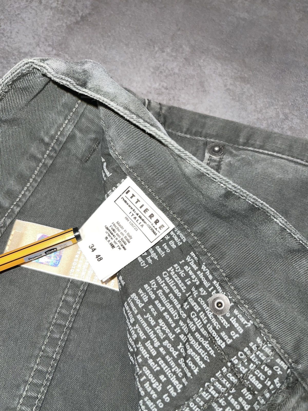 John Galliano DSWT! Galliano Washed Green Denim Pants Size US 34 / EU 50 - 13 Thumbnail