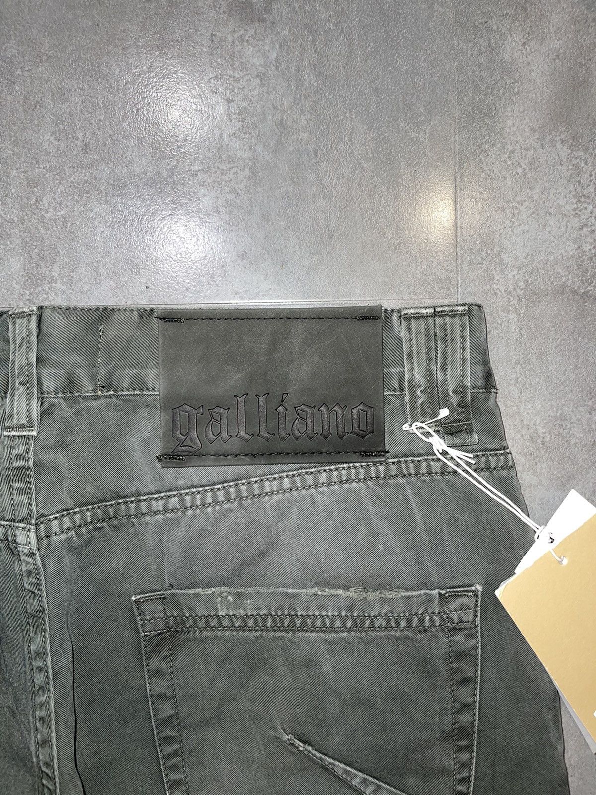 John Galliano DSWT! Galliano Washed Green Denim Pants Size US 34 / EU 50 - 10 Thumbnail