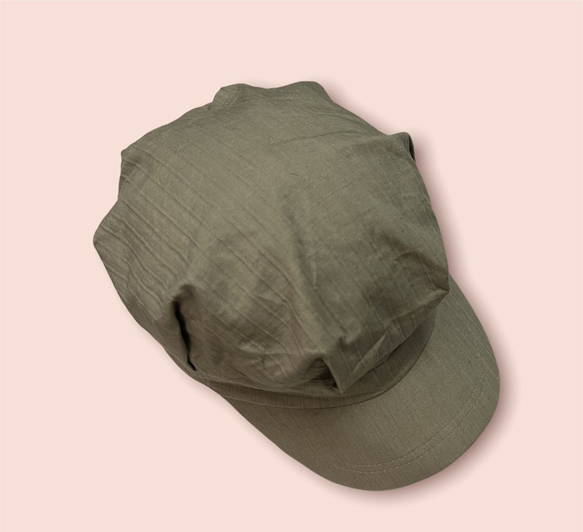 Edwin × Japanese Brand VINTAGE EDWIN RIPSTOP MILITARY ARMY WORKER HAT Size ONE SIZE - 5 Thumbnail