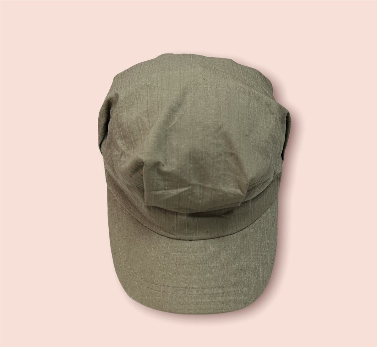 Edwin × Japanese Brand VINTAGE EDWIN RIPSTOP MILITARY ARMY WORKER HAT Size ONE SIZE - 6 Thumbnail