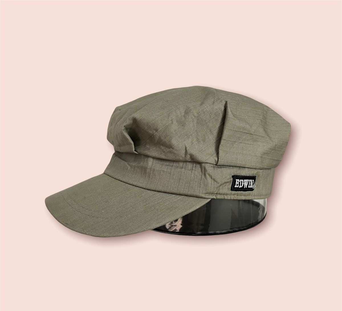 Edwin × Japanese Brand VINTAGE EDWIN RIPSTOP MILITARY ARMY WORKER HAT Size ONE SIZE - 1 Thumbnail