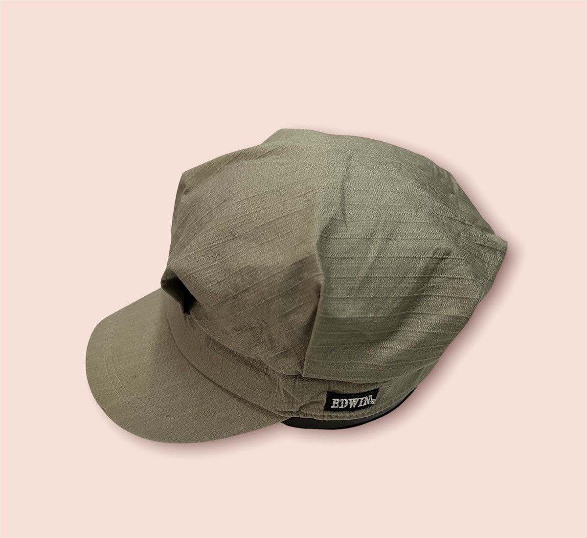 Edwin × Japanese Brand VINTAGE EDWIN RIPSTOP MILITARY ARMY WORKER HAT Size ONE SIZE - 4 Thumbnail
