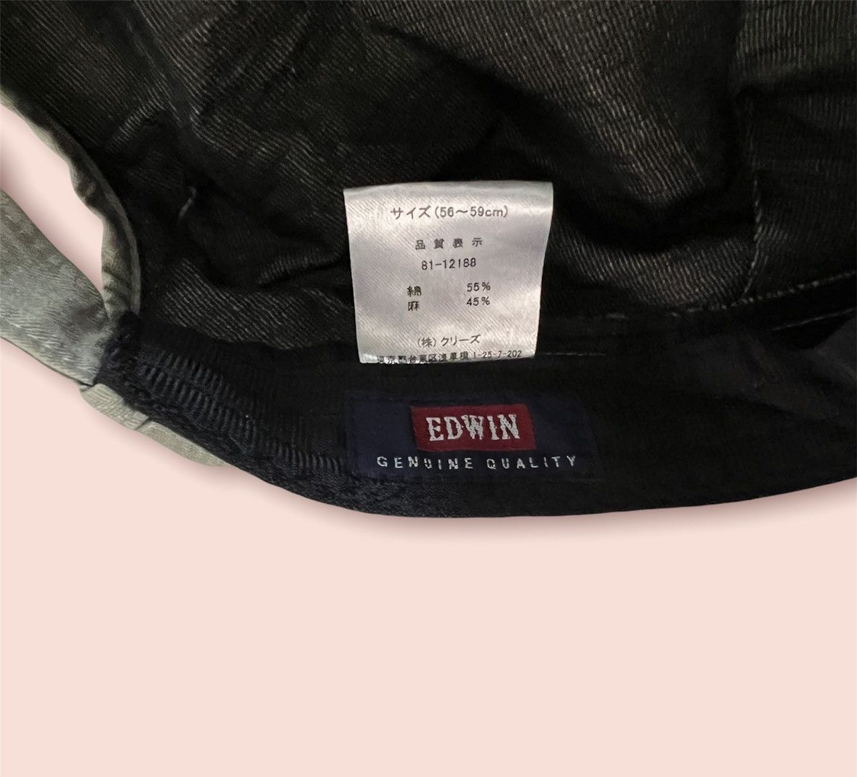 Edwin × Japanese Brand VINTAGE EDWIN RIPSTOP MILITARY ARMY WORKER HAT Size ONE SIZE - 15 Thumbnail