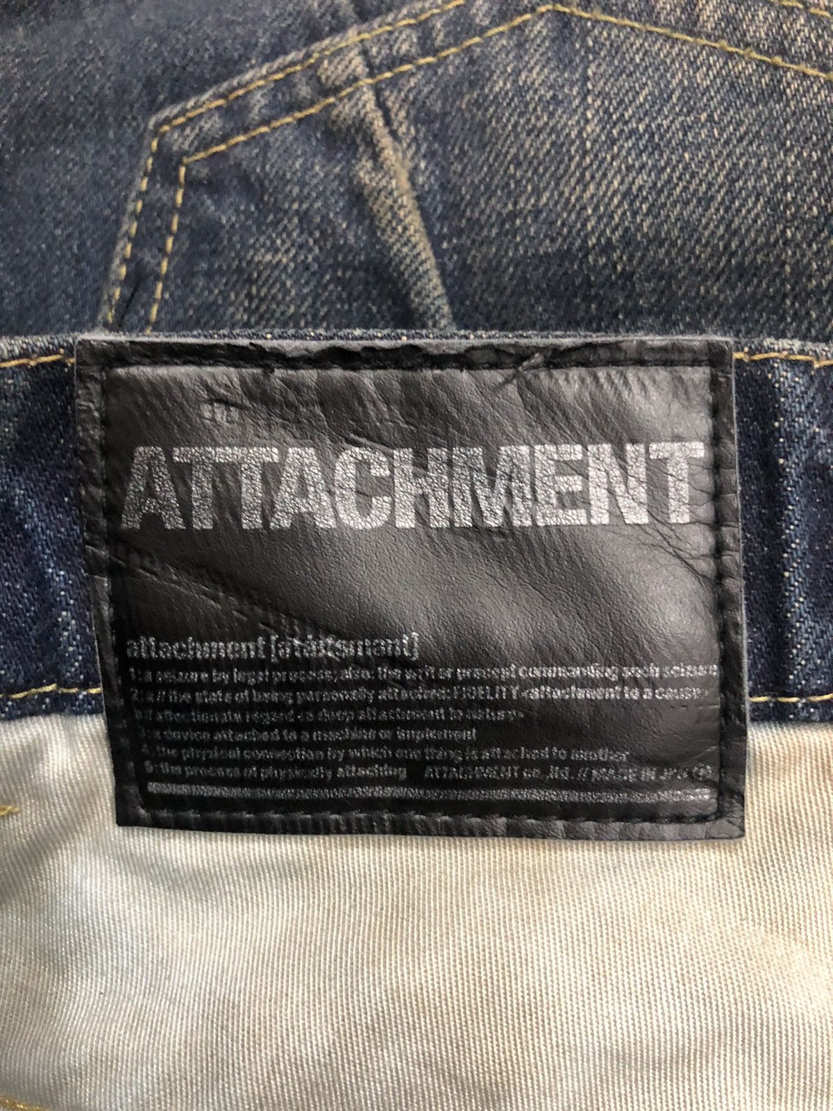 Kazuyuki Kumagai Attachment GRAIL🔥Attachment 🇯🇵 Indigo Based J Curve Flare Denim Size US 30 / EU 46 - 7 Thumbnail