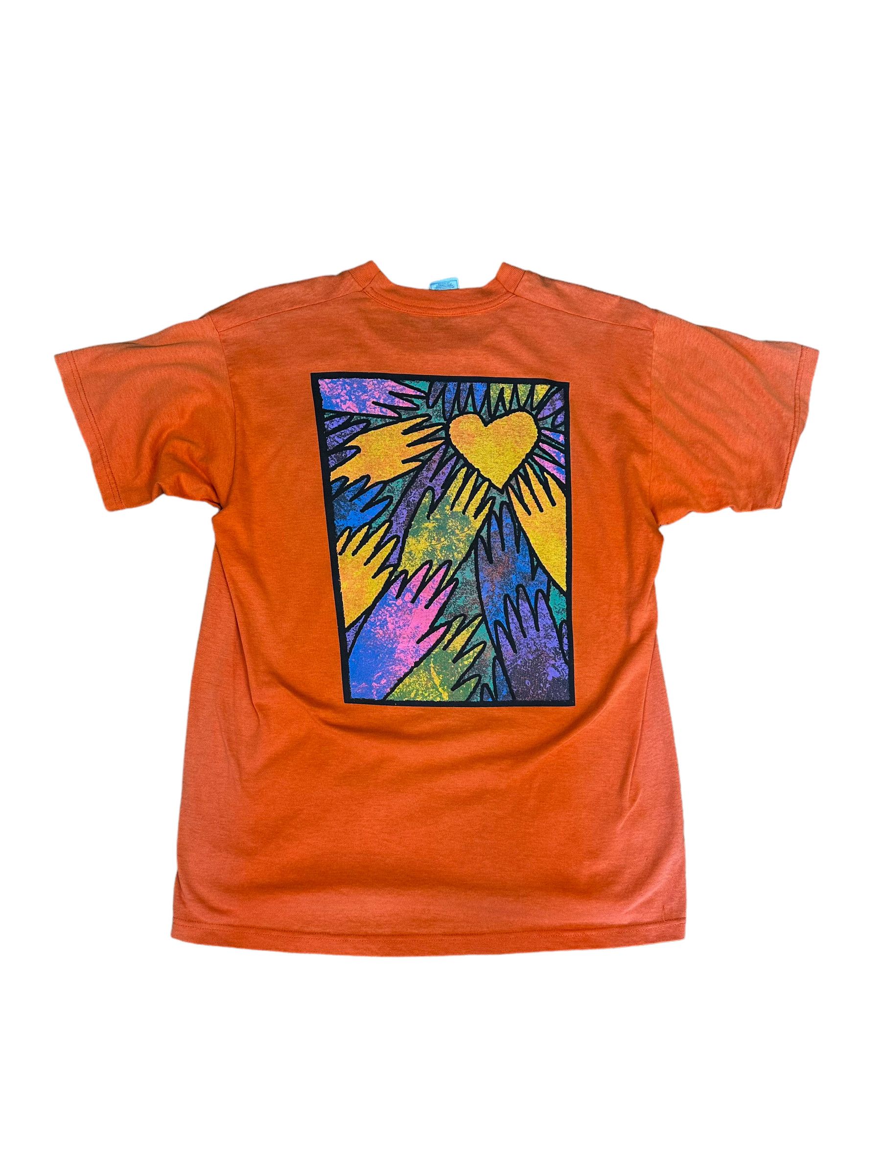 Vintage Vintage 90s Reach up & reach out:TeamKid Art T-Shirt Size US L / EU 52-54 / 3 - 2 Thumbnail