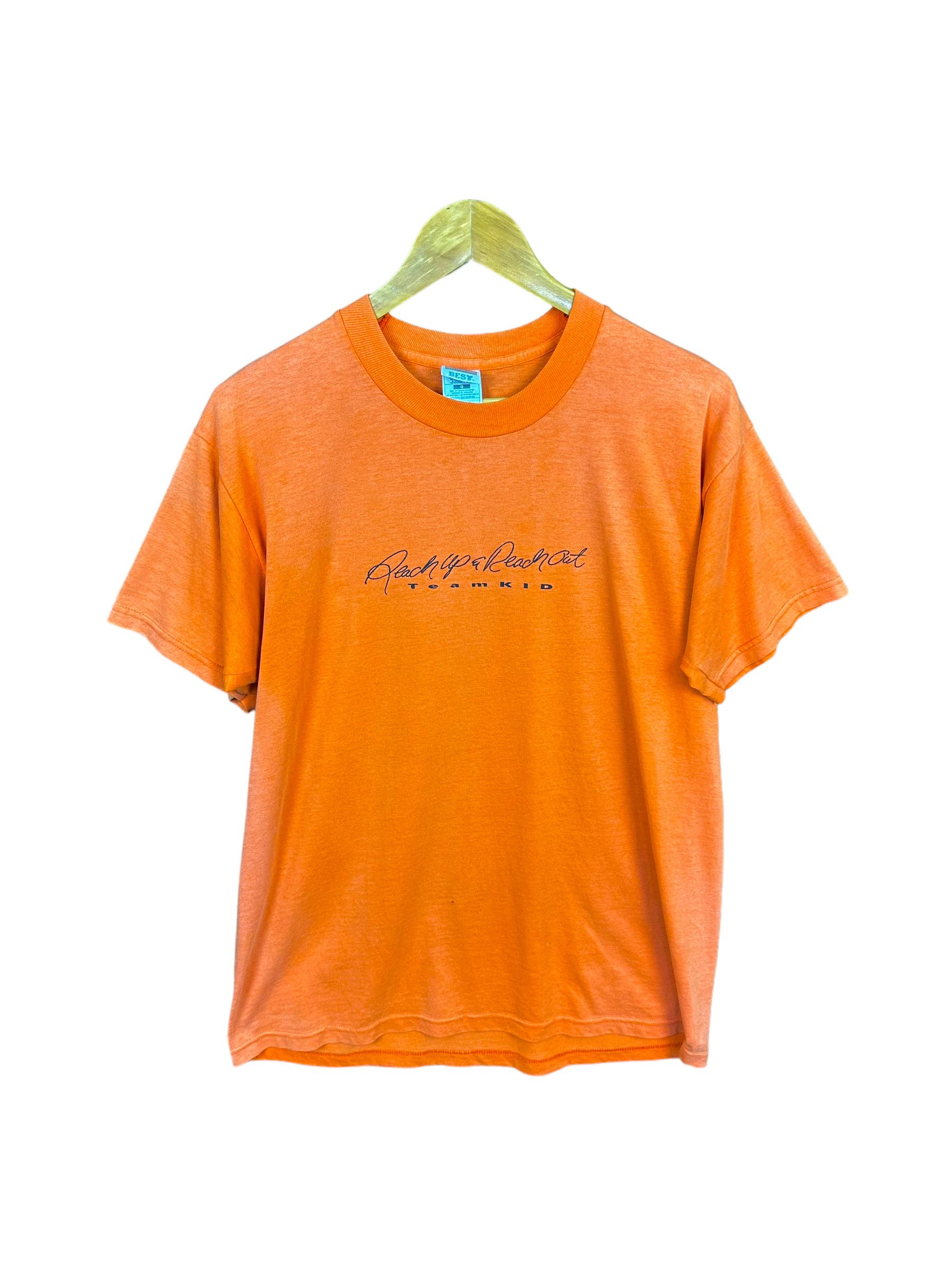 Vintage Vintage 90s Reach up & reach out:TeamKid Art T-Shirt Size US L / EU 52-54 / 3 - 12 Thumbnail