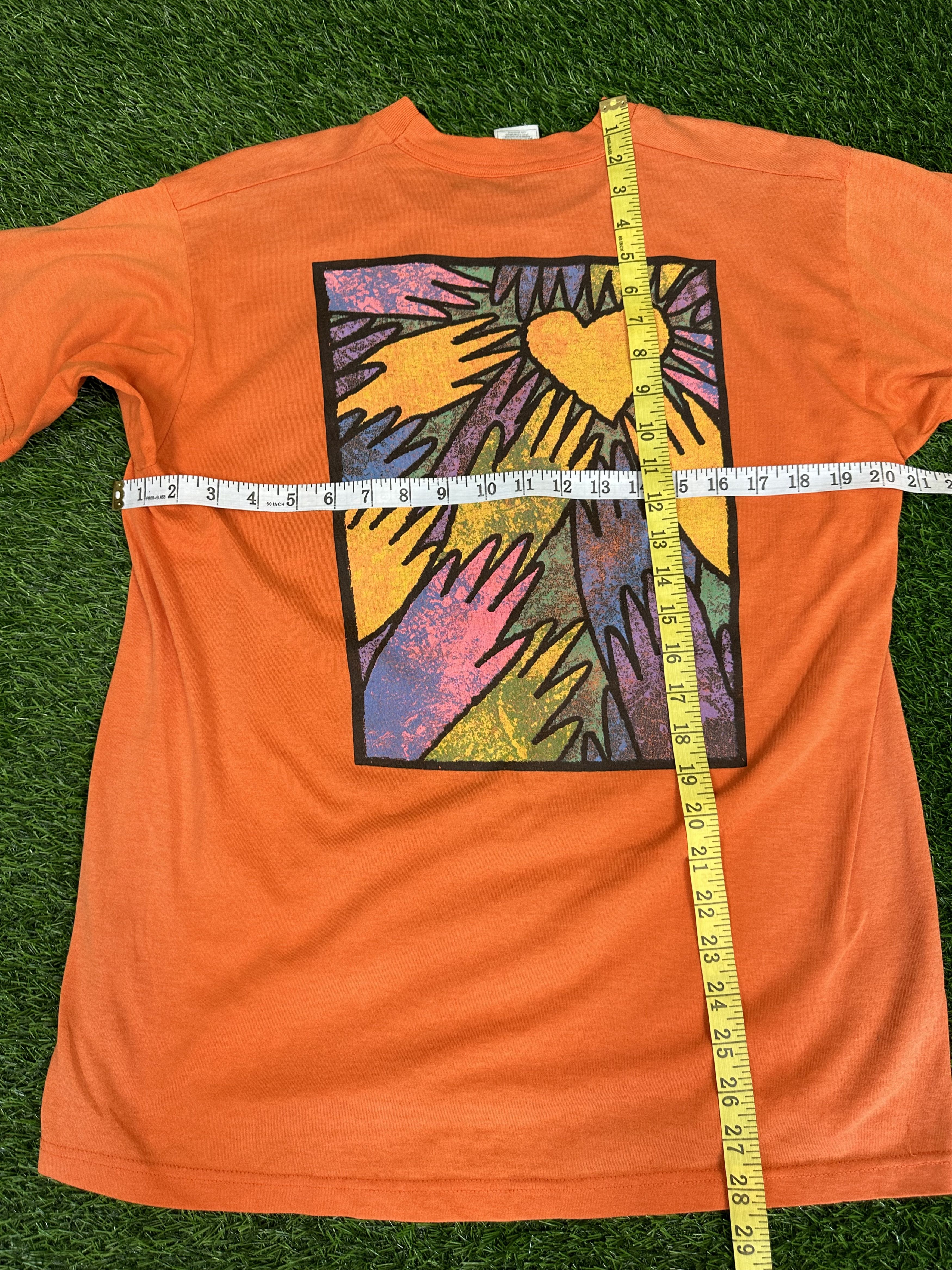Vintage Vintage 90s Reach up & reach out:TeamKid Art T-Shirt Size US L / EU 52-54 / 3 - 9 Thumbnail