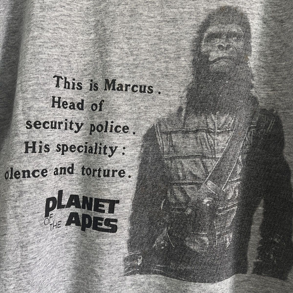 Vintage Rare Vintage Planet Of The Apes 1968 Character TShirts Size US M / EU 48-50 / 2 - 7 Thumbnail