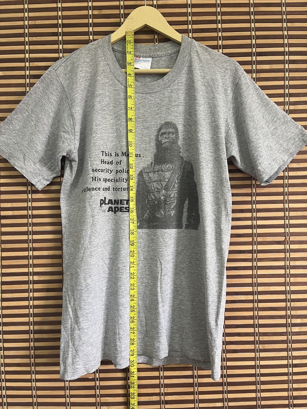 Vintage Rare Vintage Planet Of The Apes 1968 Character TShirts Size US M / EU 48-50 / 2 - 2 Thumbnail