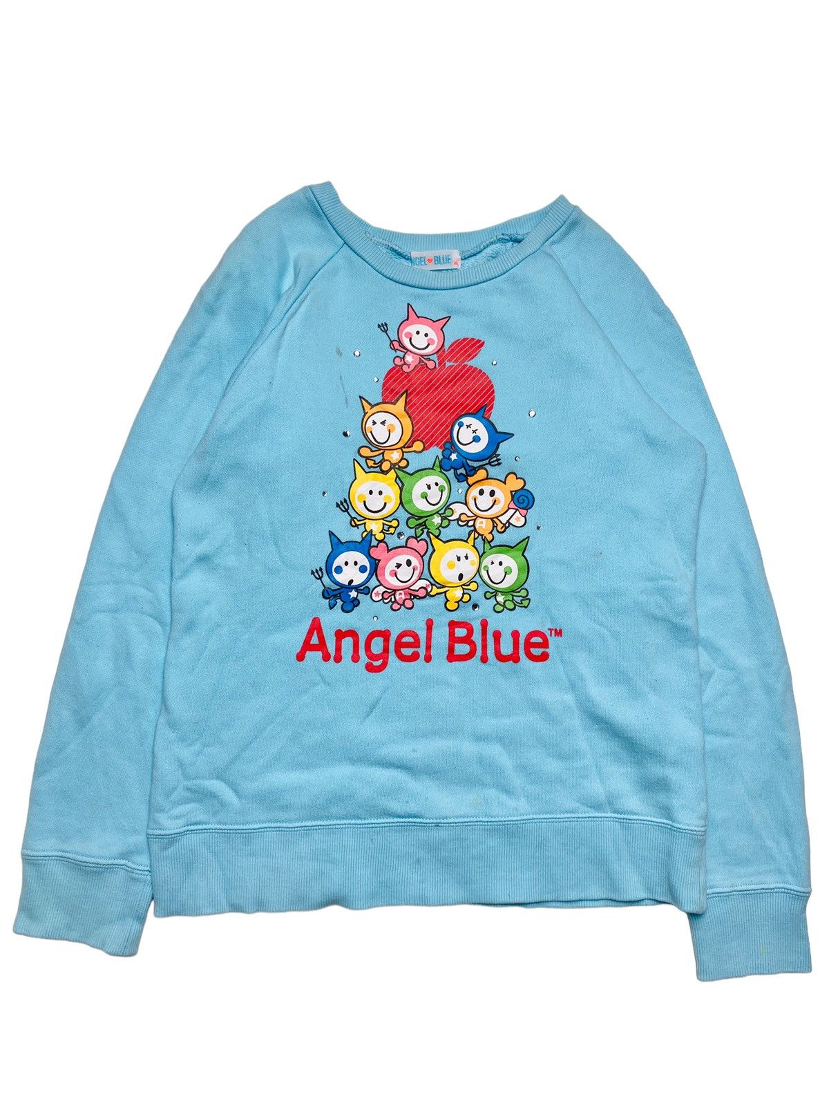 Hysteric Glamour 2000s Angel Blue - Printed Mascots Crewneck Size US S / EU 44-46 / 1 - 2 Thumbnail