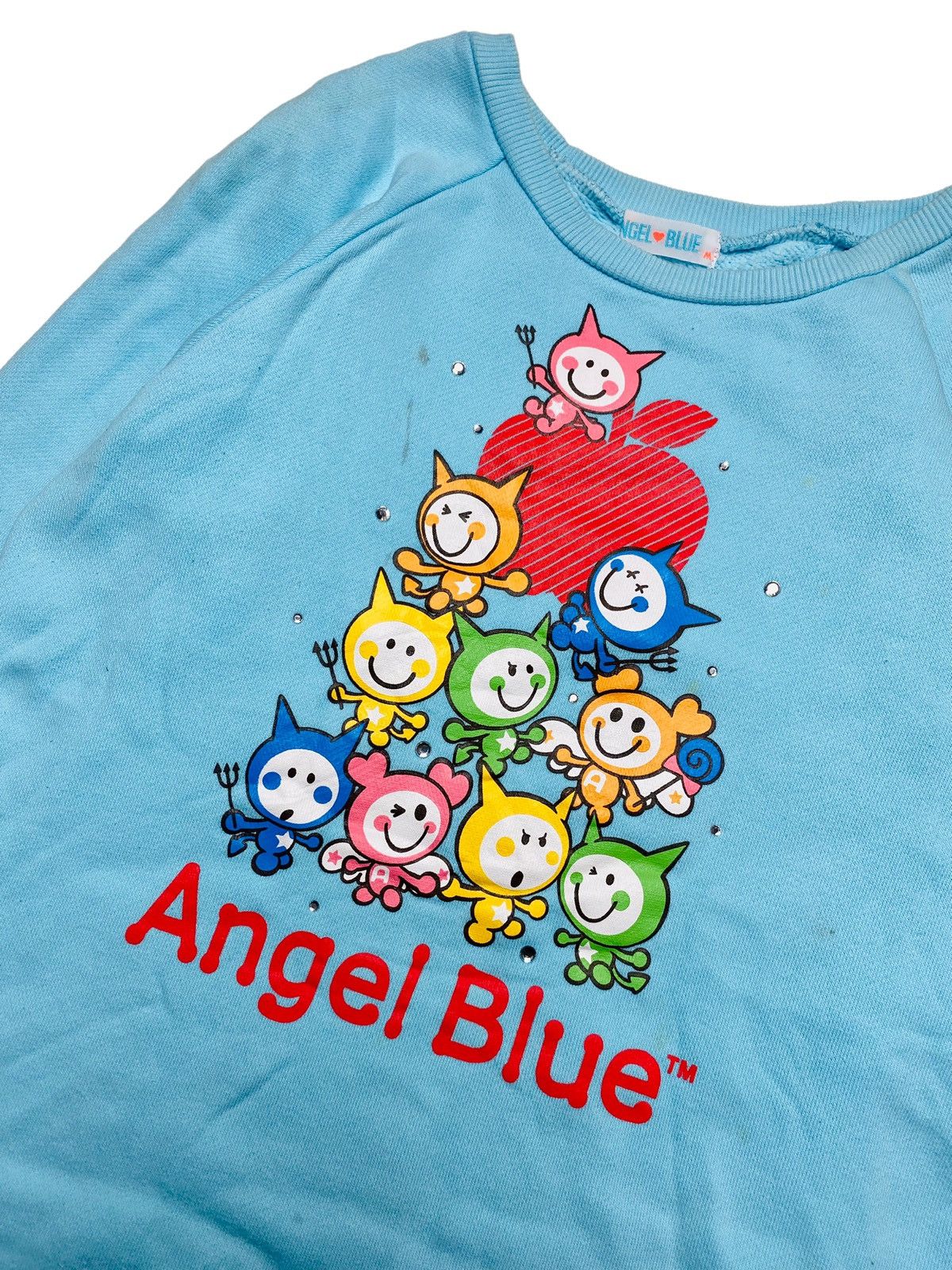Hysteric Glamour 2000s Angel Blue - Printed Mascots Crewneck Size US S / EU 44-46 / 1 - 3 Thumbnail