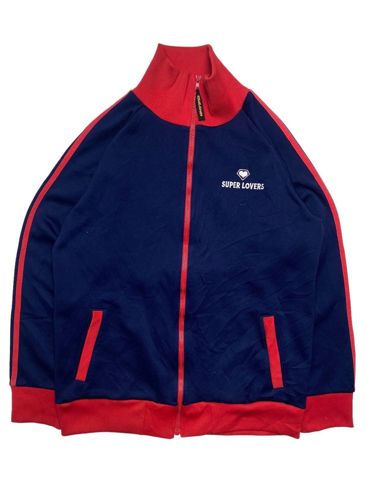 Japanese Brand 1990s Super Lovers - Poem Tracktop Jacket Size US L / EU 52-54 / 3 - 2 Thumbnail