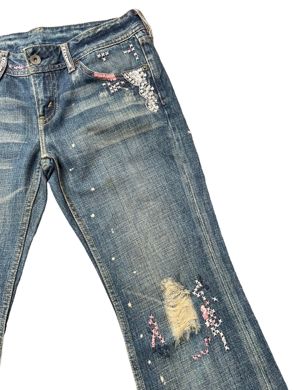 Levi's Vintage 2006 Levis FL 553 Distresed Custom Size 32" / US 10 / IT 46 - 4 Thumbnail