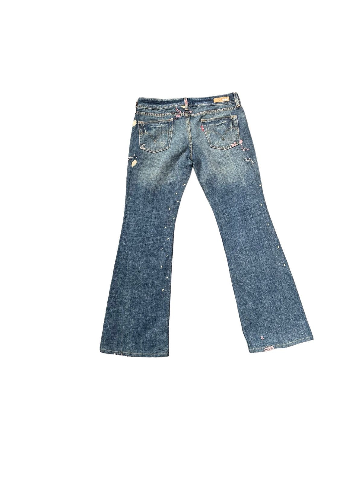 Levi's Vintage 2006 Levis FL 553 Distresed Custom Size 32" / US 10 / IT 46 - 8 Thumbnail
